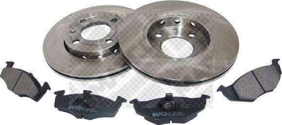 Mapco 47867 - Brake Set, disc brakes autospares.lv