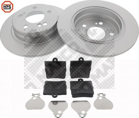 Mapco 47806HPS - Brake Set, disc brakes autospares.lv