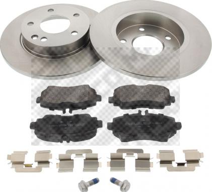 Mapco 47801 - Brake Set, disc brakes autospares.lv