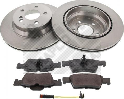 Mapco 47814/1 - Brake Set, disc brakes autospares.lv