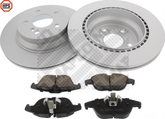 Mapco 47816HPS - Brake Set, disc brakes autospares.lv