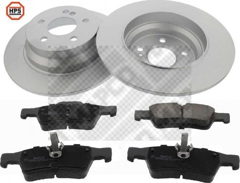 Mapco 47811HPS - Brake Set, disc brakes autospares.lv