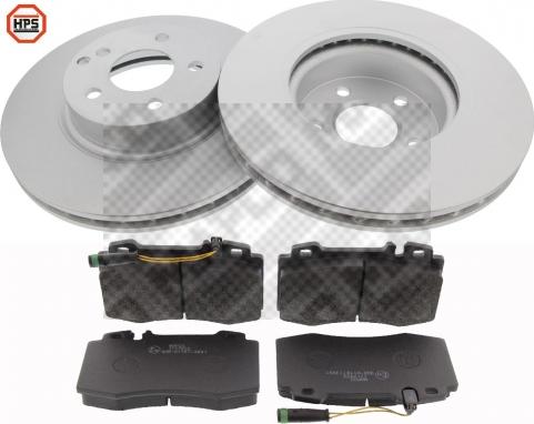 Mapco 47812HPS - Brake Set, disc brakes autospares.lv