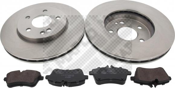 Mapco 47812 - Brake Set, disc brakes autospares.lv