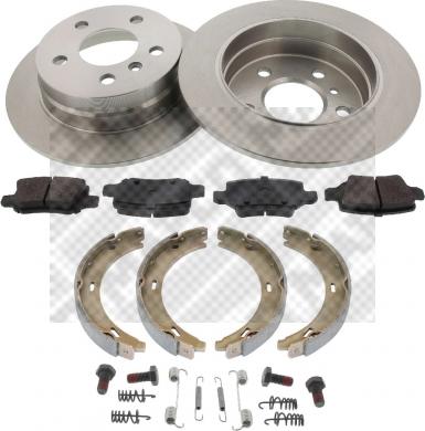 Mapco 47817 - Brake Set, disc brakes autospares.lv