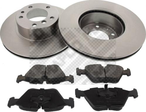 Mapco 47885 - Brake Set, disc brakes autospares.lv