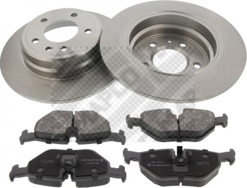 Mapco 47886 - Brake Set, disc brakes autospares.lv