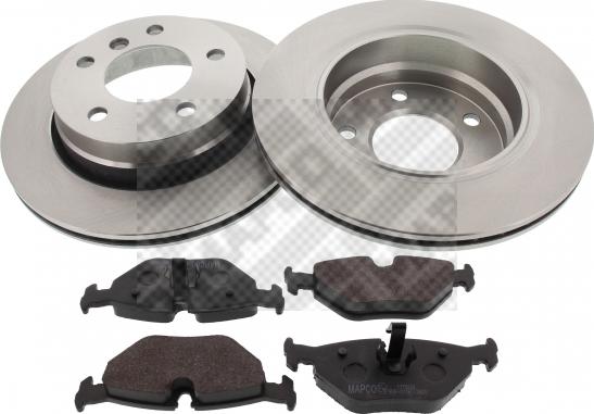 Mapco 47883 - Brake Set, disc brakes autospares.lv