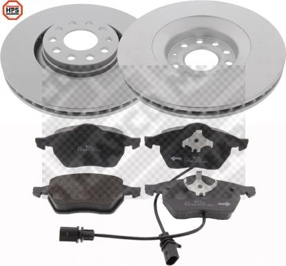 Mapco 47835HPS - Brake Set, disc brakes autospares.lv