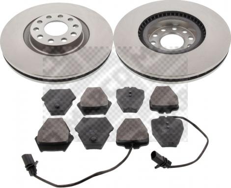 Mapco 47835 - Brake Set, disc brakes autospares.lv