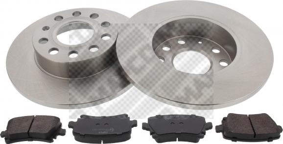 Mapco 47837 - Brake Set, disc brakes autospares.lv