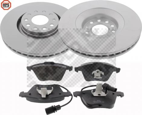 Mapco 47825HPS - Brake Set, disc brakes autospares.lv