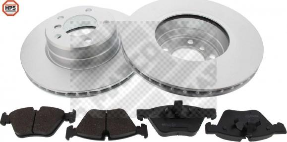 Mapco 47875HPS - Brake Set, disc brakes autospares.lv