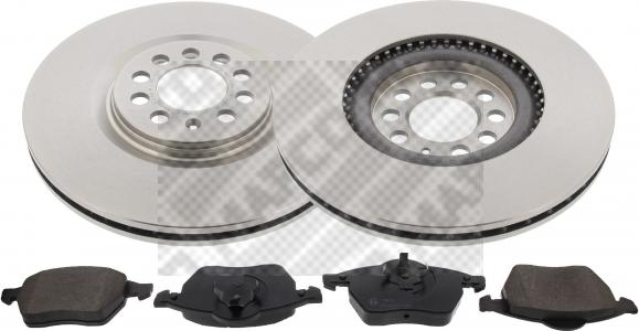 Mapco 47876 - Brake Set, disc brakes autospares.lv