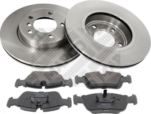 Mapco 47872 - Brake Set, disc brakes autospares.lv