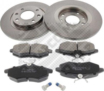 Mapco 47356 - Brake Set, disc brakes autospares.lv