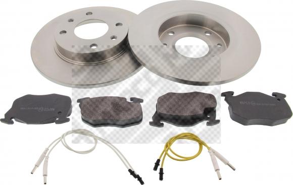 Mapco 47350 - Brake Set, disc brakes autospares.lv