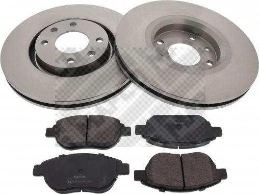 Mapco 47357 - Brake Set, disc brakes autospares.lv