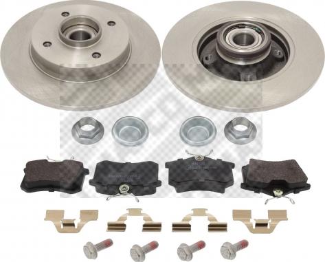 Mapco 47361 - Brake Set, disc brakes autospares.lv