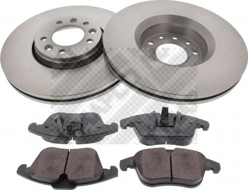 Mapco 47362 - Brake Set, disc brakes autospares.lv