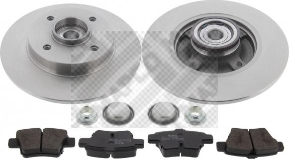 Mapco 47329 - Brake Set, disc brakes autospares.lv