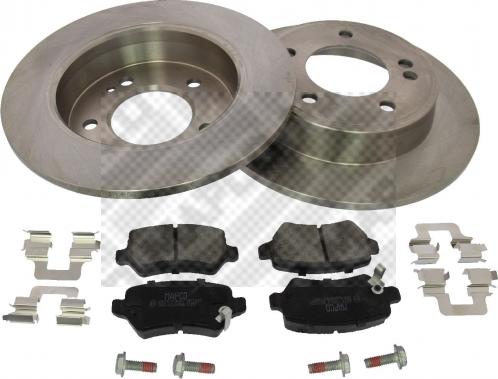 Mapco 47255 - Brake Set, disc brakes autospares.lv