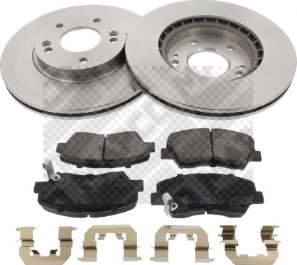 Mapco 47256 - Brake Set, disc brakes autospares.lv