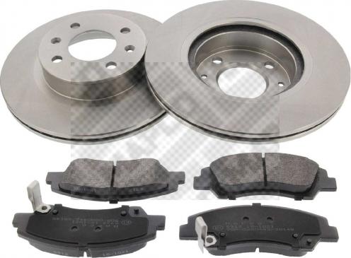 Mapco 47252 - Brake Set, disc brakes autospares.lv