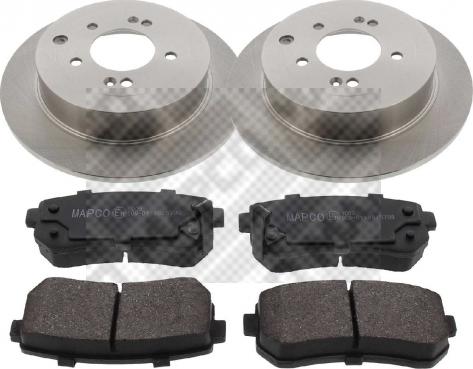 Mapco 47260 - Brake Set, disc brakes autospares.lv