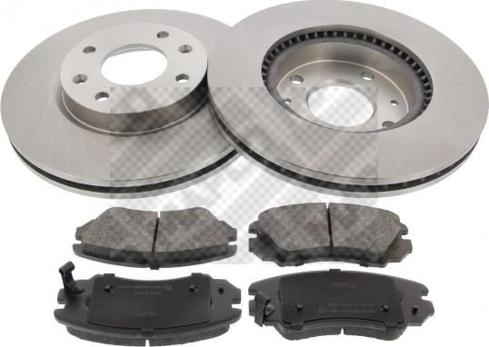 Mapco 47213 - Brake Set, disc brakes autospares.lv