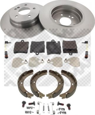 Mapco 47796/1 - Brake Set, disc brakes autospares.lv