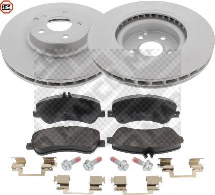 Mapco 47742HPS - Brake Set, disc brakes autospares.lv