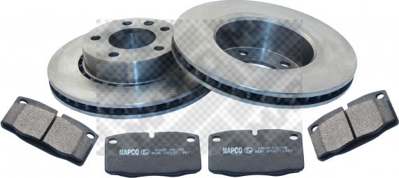 Mapco 47759 - Brake Set, disc brakes autospares.lv