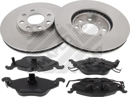 Mapco 47754 - Brake Set, disc brakes autospares.lv