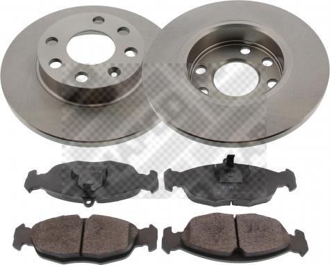 Mapco 47751 - Brake Set, disc brakes autospares.lv