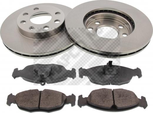 Mapco 47752 - Brake Set, disc brakes autospares.lv