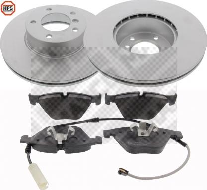 Mapco 47763HPS - Brake Set, disc brakes autospares.lv