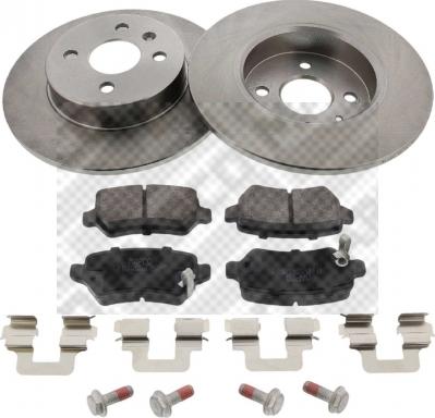 Mapco 47706 - Brake Set, disc brakes autospares.lv