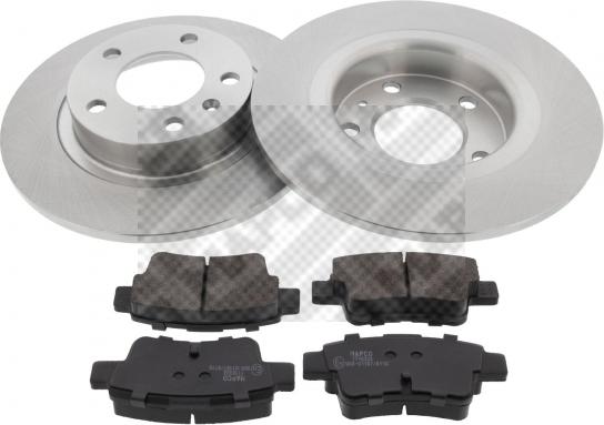 Mapco 47715 - Brake Set, disc brakes autospares.lv