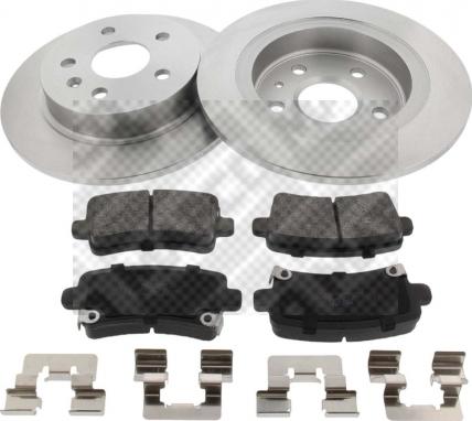 Mapco 47718 - Brake Set, disc brakes autospares.lv