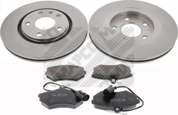 Mapco 47786 - Brake Set, disc brakes autospares.lv