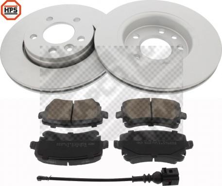 Mapco 47780HPS - Brake Set, disc brakes autospares.lv