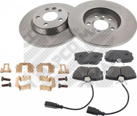 Mapco 47775 - Brake Set, disc brakes autospares.lv