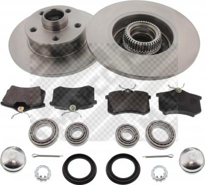 Mapco 47773 - Brake Set, disc brakes autospares.lv