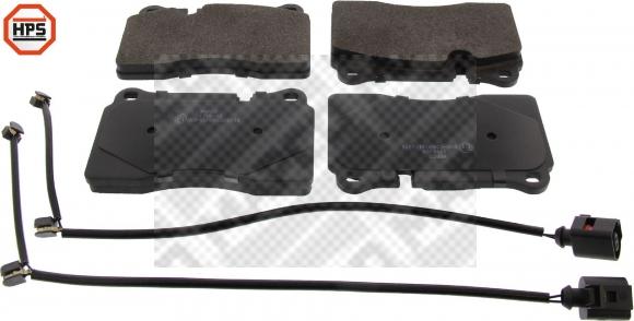 Mapco 6991HPS - Brake Pad Set, disc brake autospares.lv