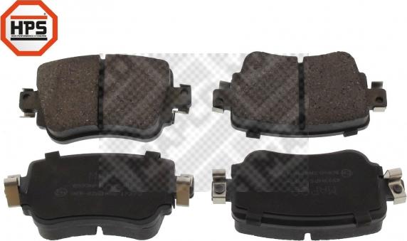 Mapco 6993HPS - Brake Pad Set, disc brake autospares.lv