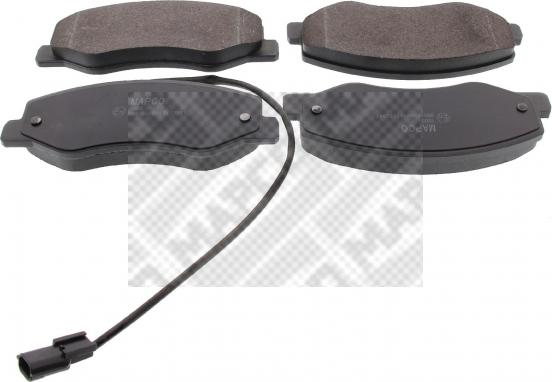 Mapco 6943 - Brake Pad Set, disc brake autospares.lv