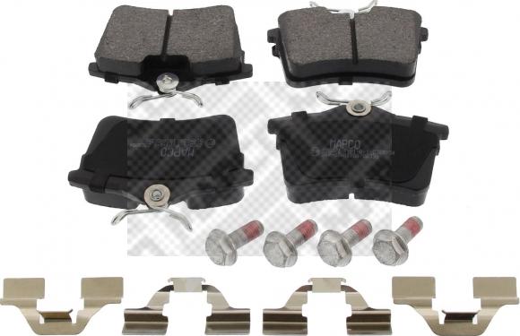 Mapco 6955/1 - Brake Pad Set, disc brake autospares.lv