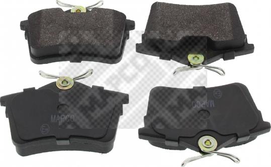 Mapco 6955 - Brake Pad Set, disc brake autospares.lv