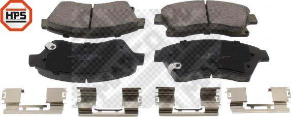 Mapco 6956HPS - Brake Pad Set, disc brake autospares.lv